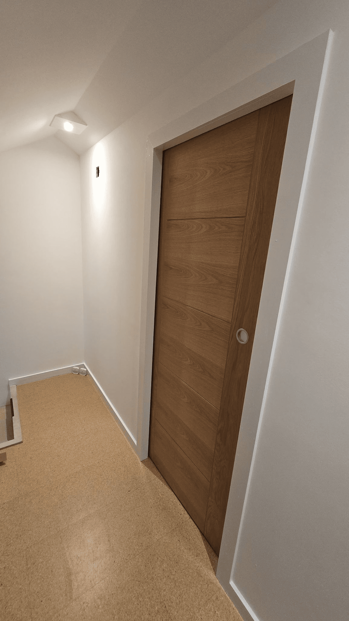 Oak internal door installation